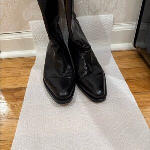 Joan & David Black Heeled Boots